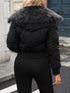 Plus Size Damen Jacke Freizeitmantel Warmer dicker Winterjacke im Mantel-Stil